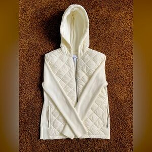 White Liverpool zip up